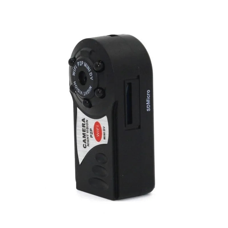 Black Wi-Fi remote network camera with 1.5-inch LCD screen and 16x optical zoom lens