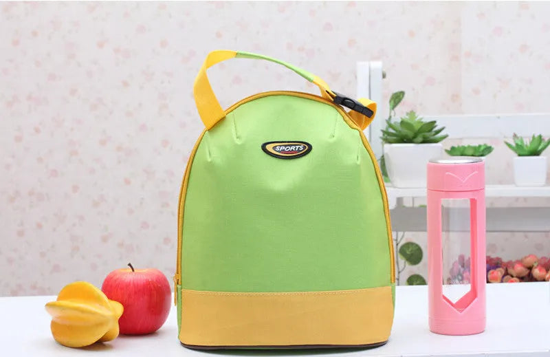 Baby milk bottle bag van nylon, 26x23 cm, in kleur oranje op witte achtergrond