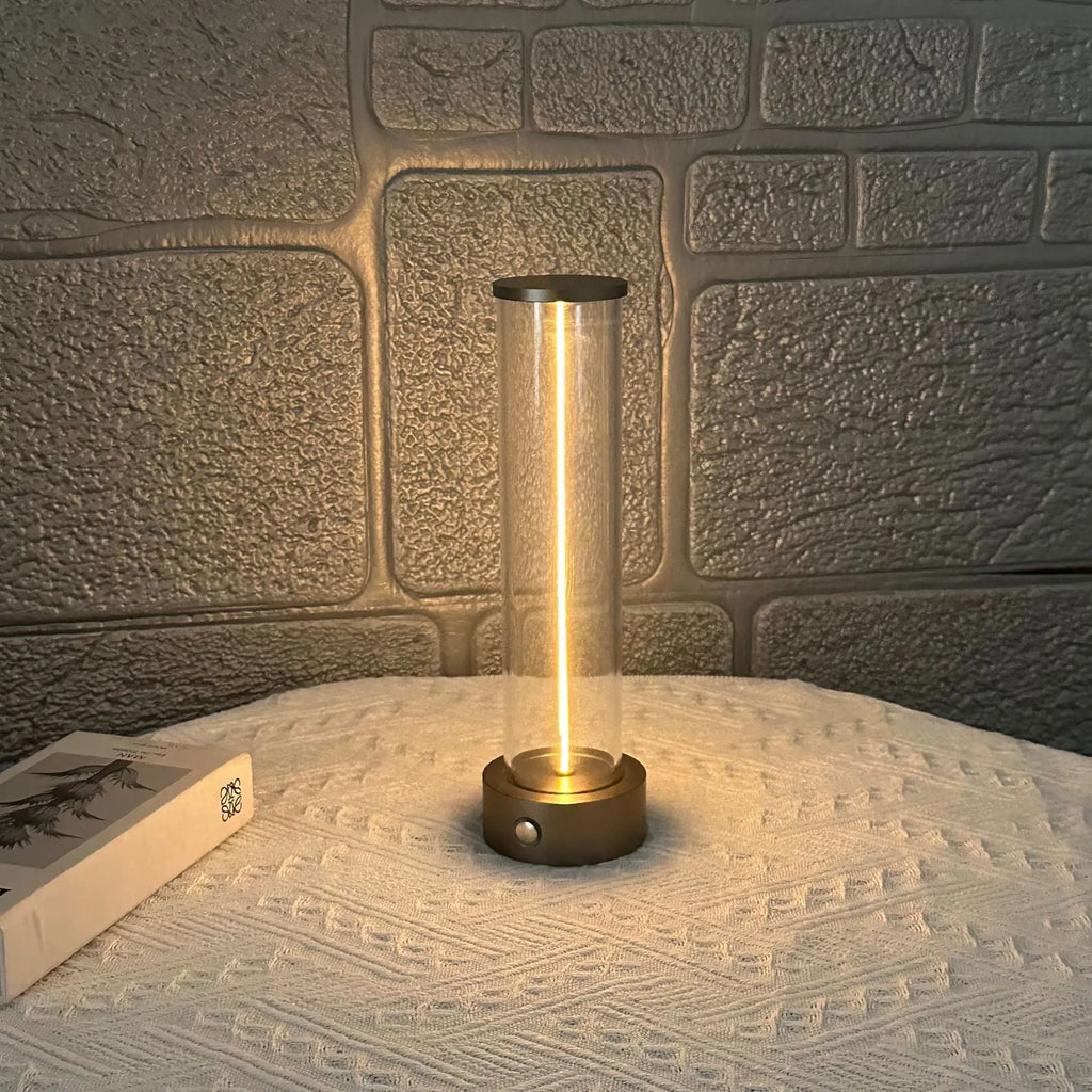 Slender rectangular USB-powered LED night light strip with magnetic base, dimensions 53mm by 234mm.