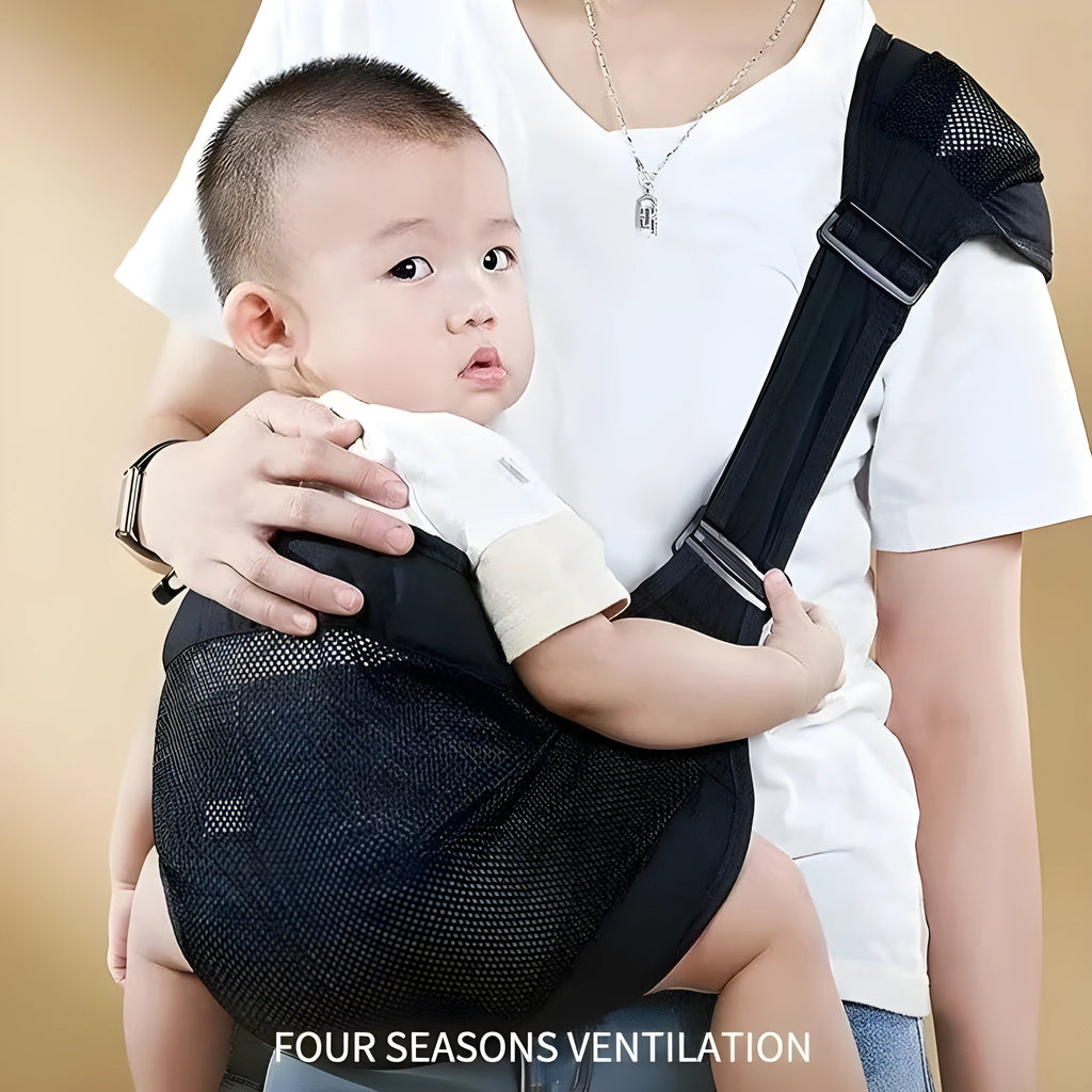 Cloth baby waist stool carrier with 25kg capacity for children aged 1 to 48 months