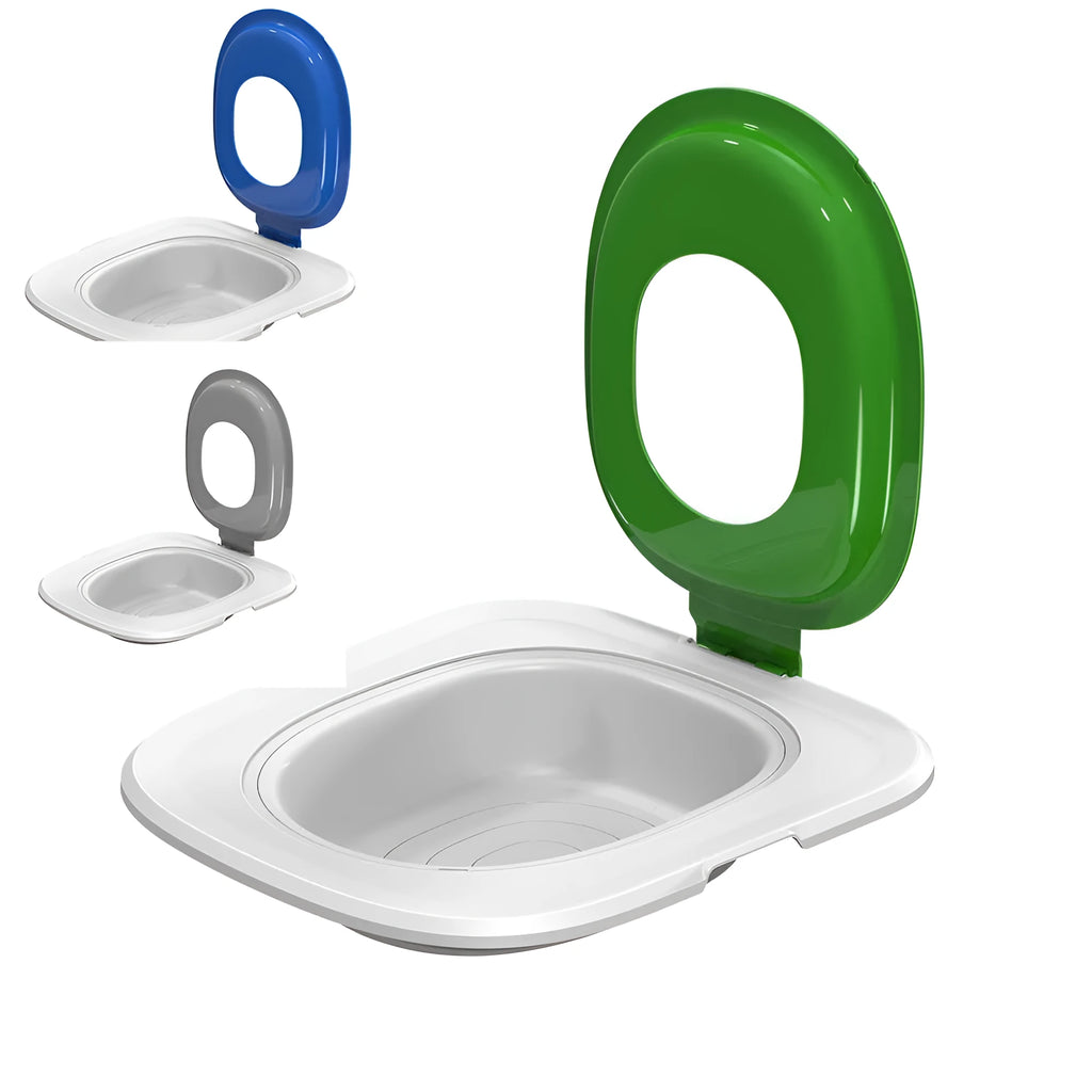 Fifth-generation cat toilet trainer with removable mat in ABS plastic for kitten litter training