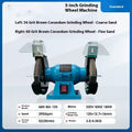 5-inch metal bench grinder for sharpening knives with US electrical plug
