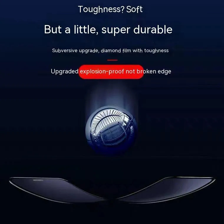 Tempered glass screen protector for iPhone with privacy, blue light, or dustproof film options