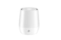 White USB aroma diffuser humidifier with simulated flame effect and Type-C connection