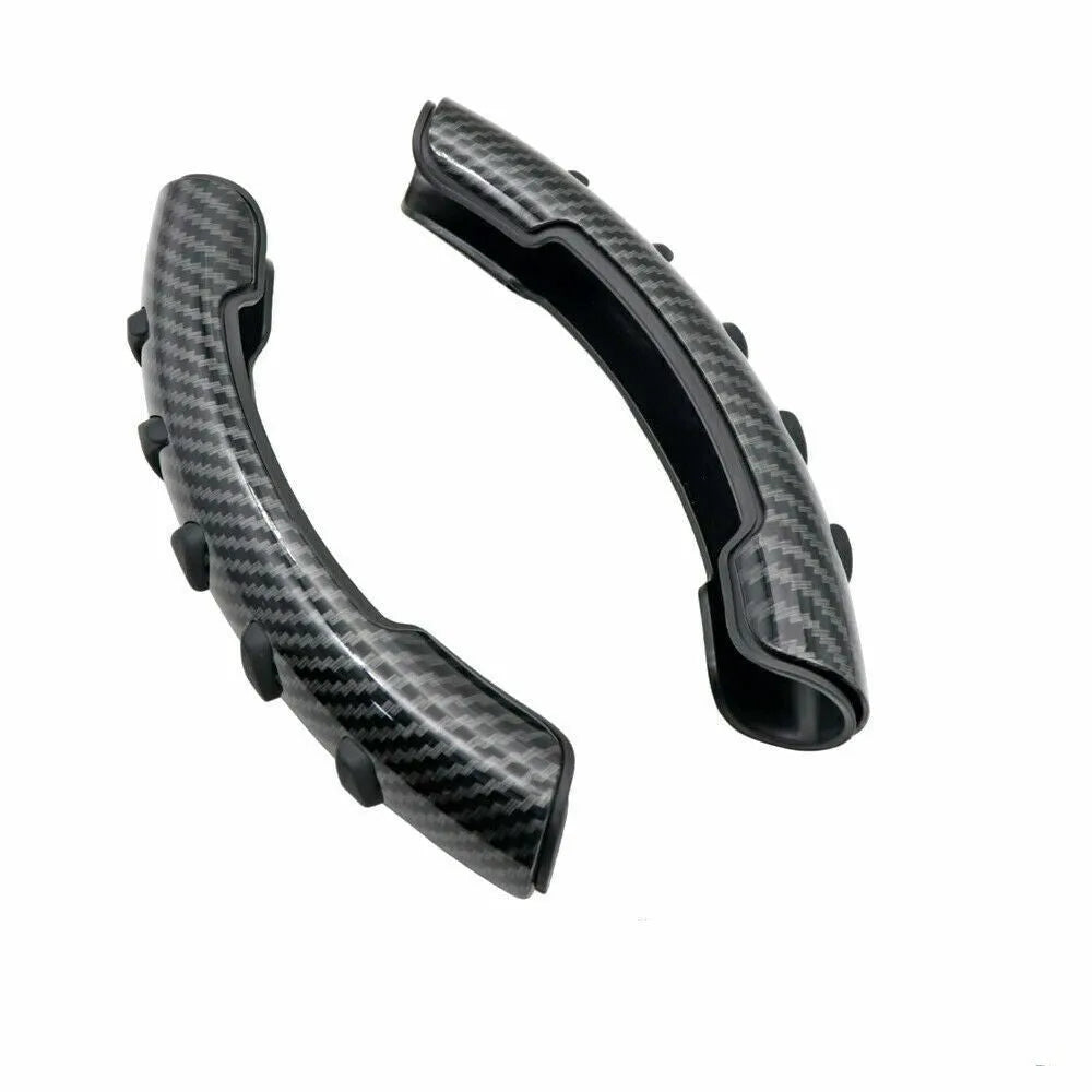 Fibre steering wheel anti-skid sleeve in carbon fibre black colour with 38cm diameter