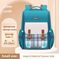 Oxford cloth student schoolbag in multiple colour options including navy blue, pink, green, and beige variants