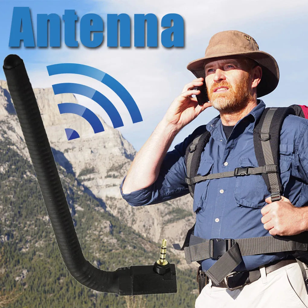 Compact mobile phone signal enhancement antenna with magnetic base for 3G 4G networks