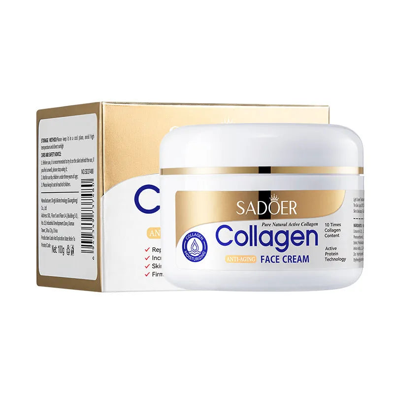 Collagen moisturising cream 100g face cream for daily moisturising and skin softening