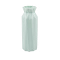 Green melamine plastic vase with 7.2cm base diameter for floral arrangements