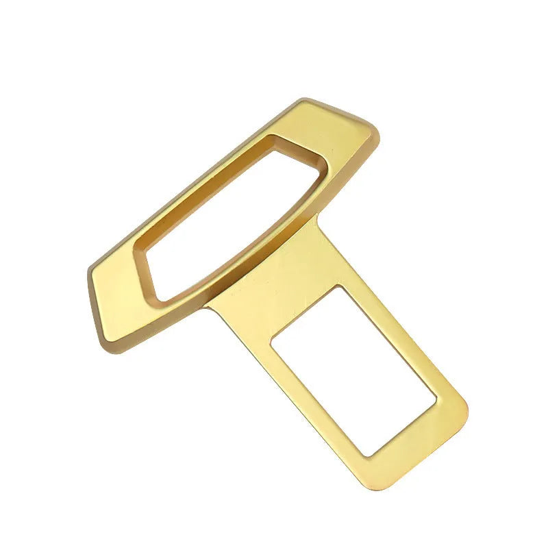 Metal silencer insert for car interiors in matte black, gold, and silver colour options.