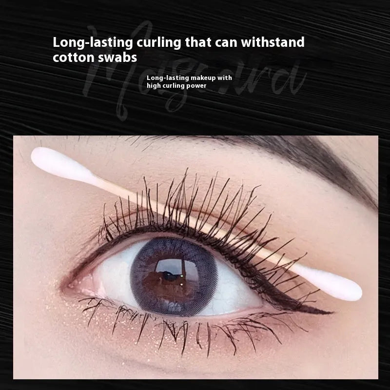 Black mascara 8g tube for women, natural curly long eye makeup, compact 14cm cosmetic