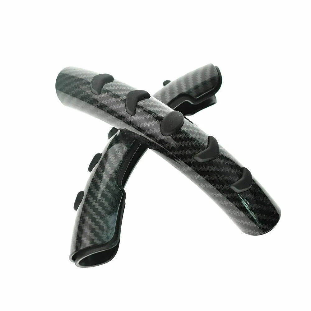 Fibre steering wheel anti-skid sleeve in carbon fibre black colour with 38cm diameter