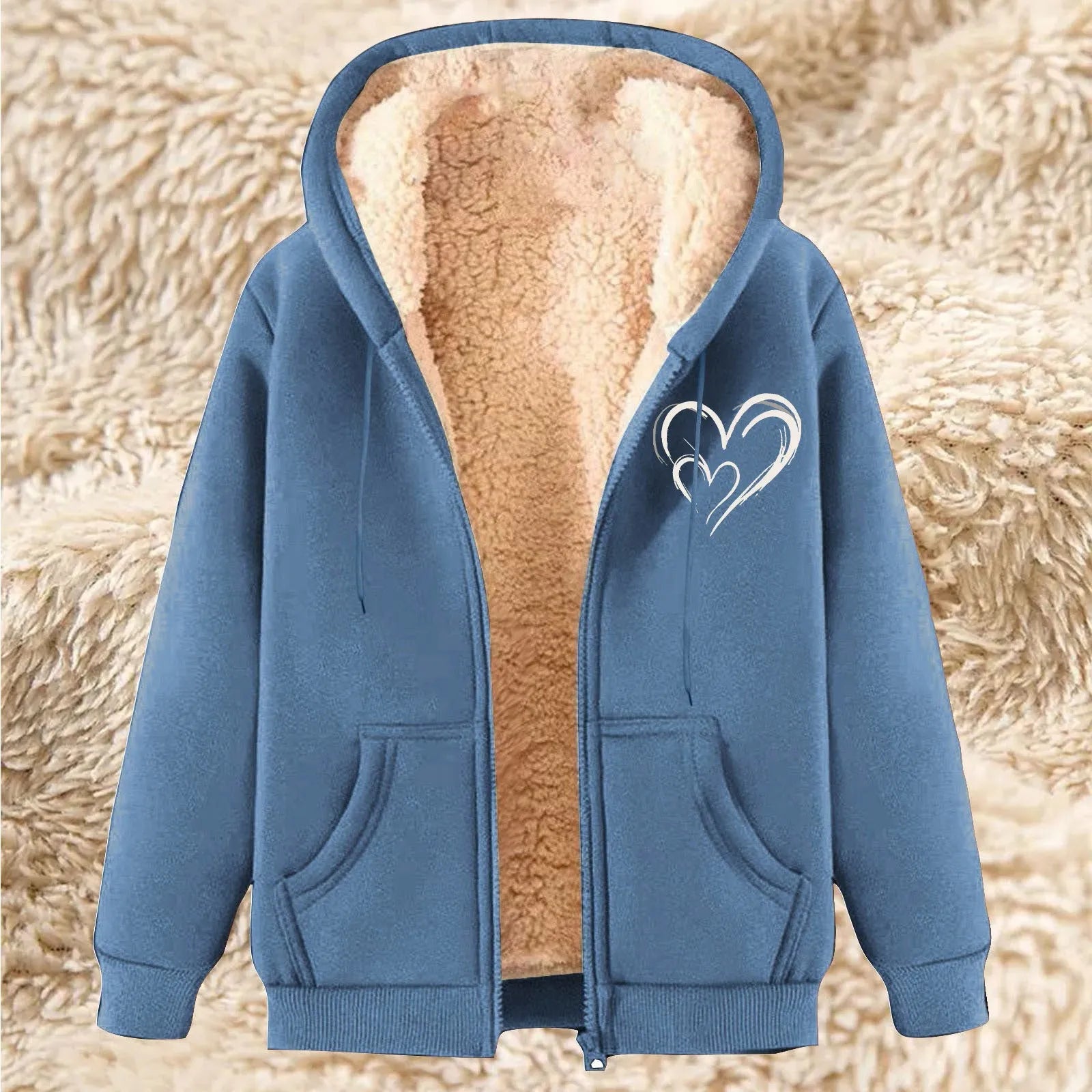 Men’s fleece-lined thickened winter lambskin pullover sweater in multiple colours, sizes M to 5XL
