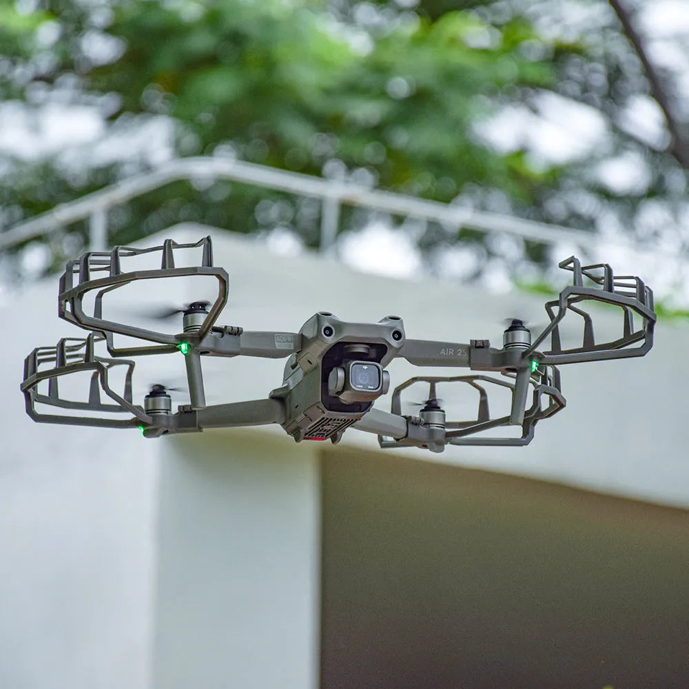 Grey ABS propeller anti-collision protection ring for DJI Mini 2 and DJI Air 2S drones.