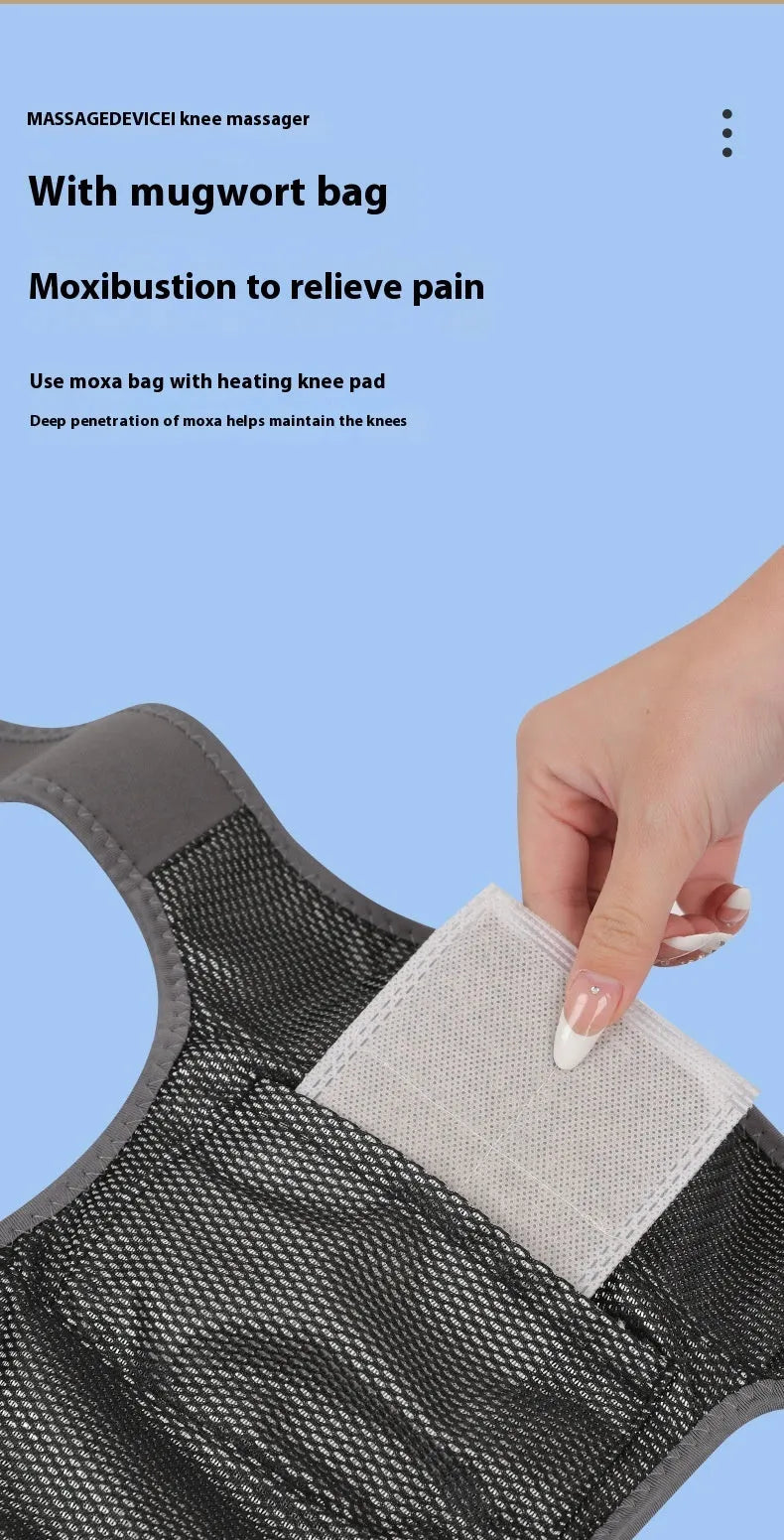 Grey cloth hand physiotherapy massage instrument with adjustable wrap and Type-C charging cable
