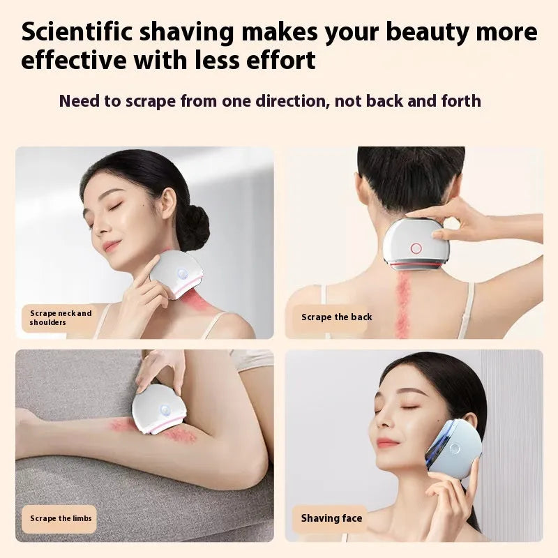 French pattern design household IPL and microcurrent beauty device with Type-C charging port
