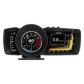 A600 OBDII vehicle diagnostic monitor with GPS BeiDou navigation on dashboard