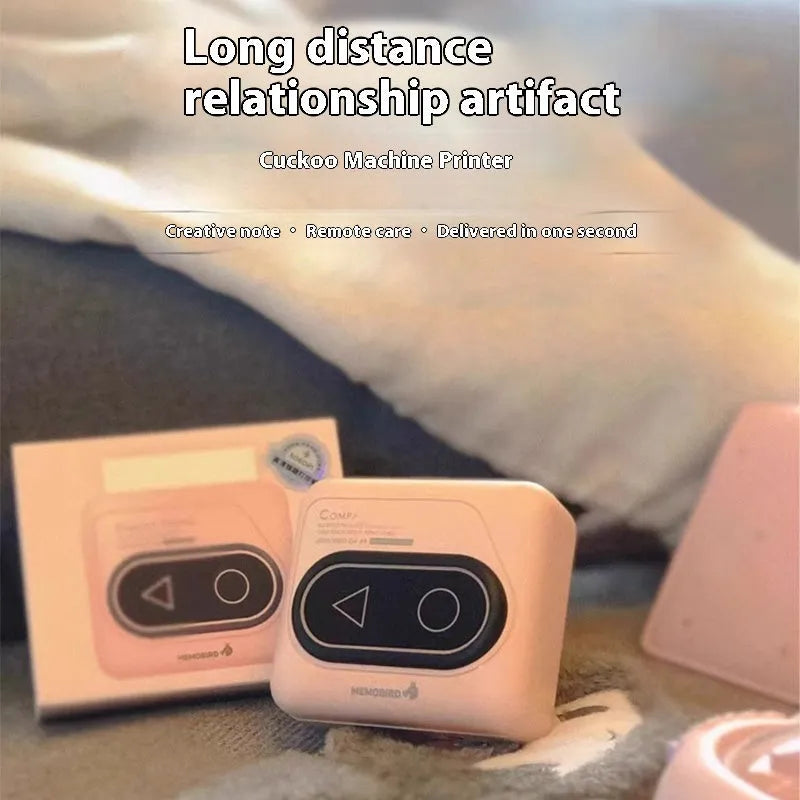 Avocado green Bluetooth mini thermal printer for mobile phone photos and text printing