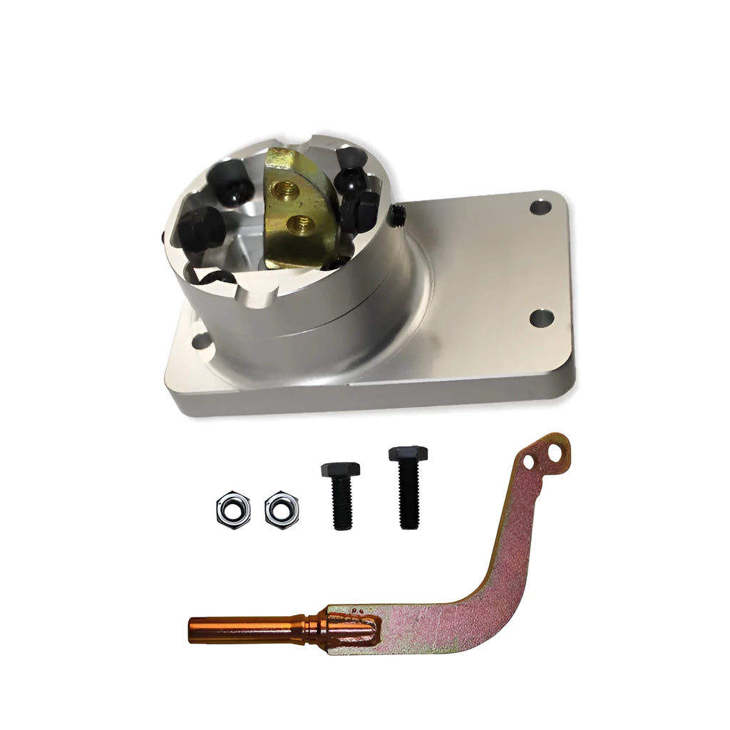 Silver aluminium alloy quick short rod shift lever for Horton vehicle replacement