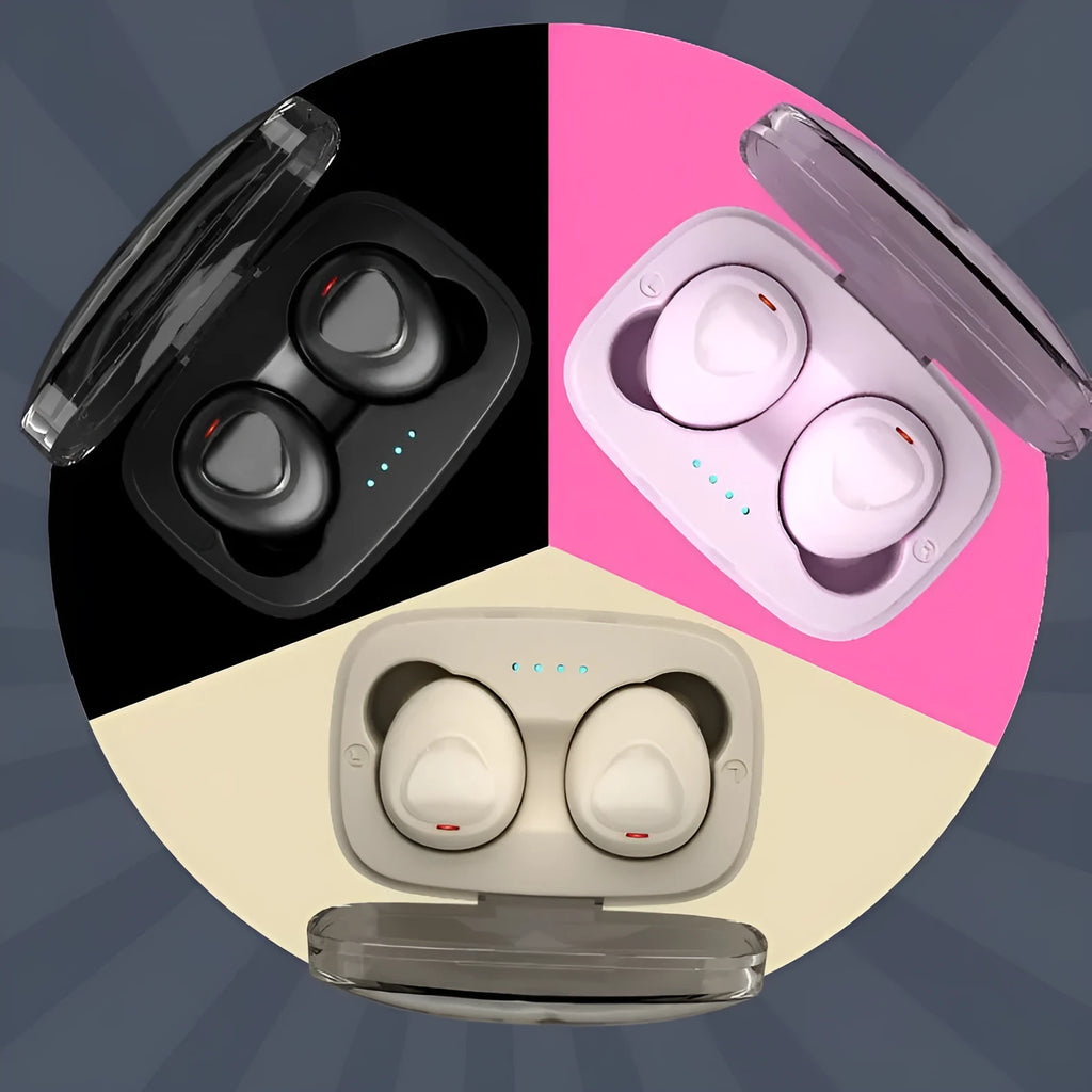 Mini TWS wireless Bluetooth headset in black boxed style with ABS material