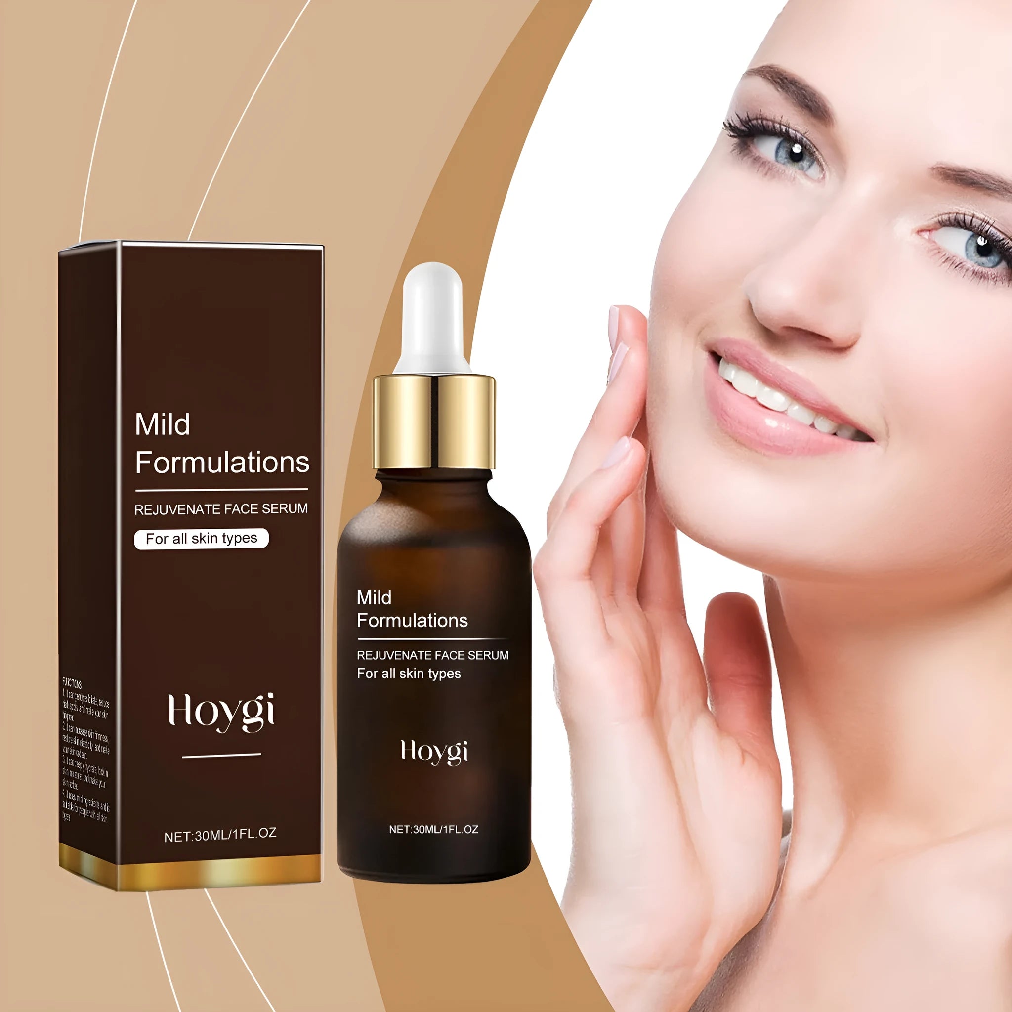30ml facial skin care essence bottle with nourishing hydrating formula