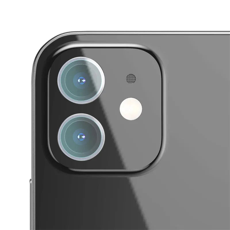 0.25mm transparent camera lens protective film for iPhone 12 Mini 5.4 inch and iPhone 12 6.1 inch, 2 pack