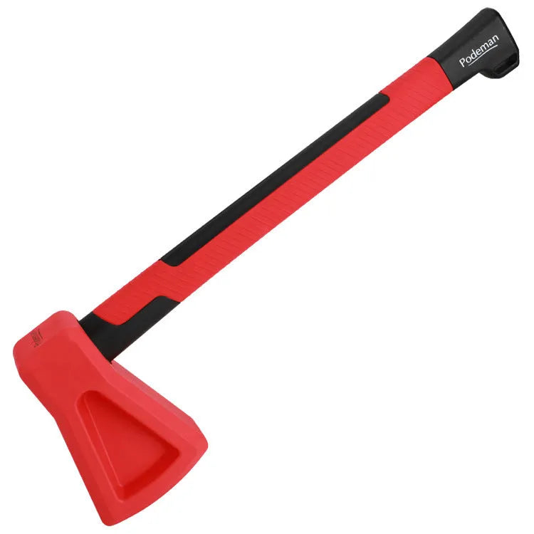 Red plastic fitness axe muscle training equipment for home workouts