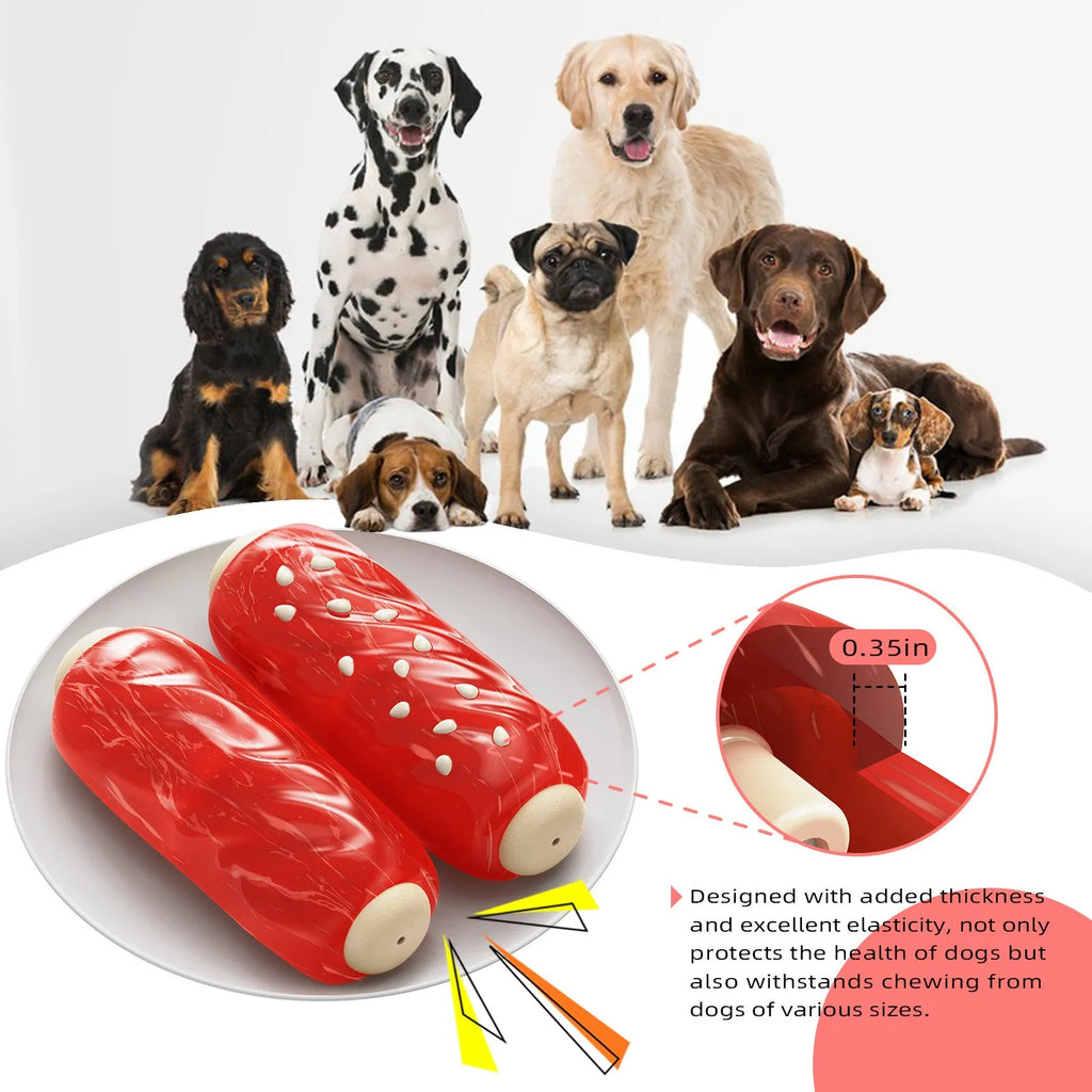 Primary colour plastic glue toothbrush snack molar rod dog chew toy for dental cleaning