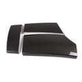 ABS carbon fibre pattern armrest box protective cover 3-piece set for car centre console