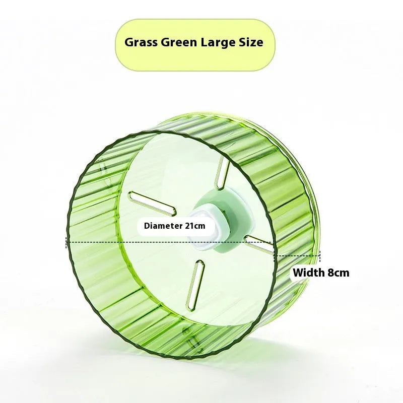 21cm plastic parrot running wheel toy in multiple colour options for bird cage exercise