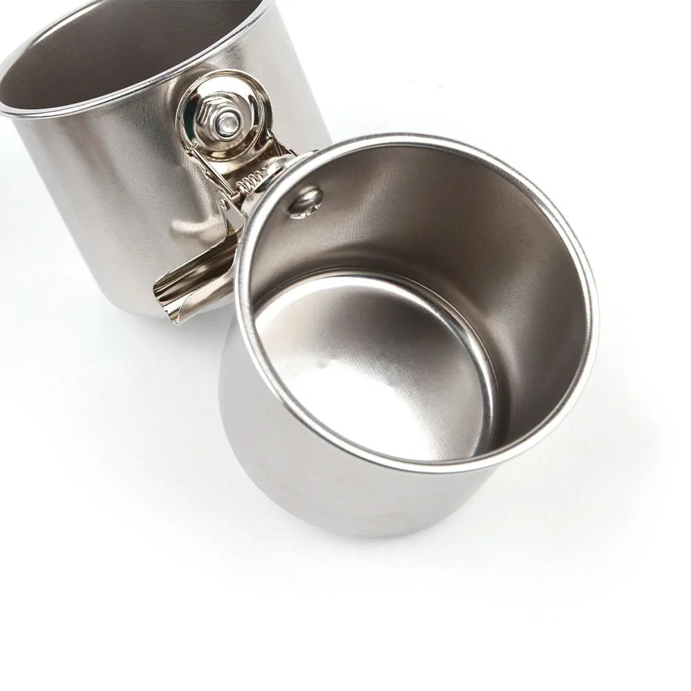 Stainless steel bird feeder outdoor food container in small, medium, large sizes