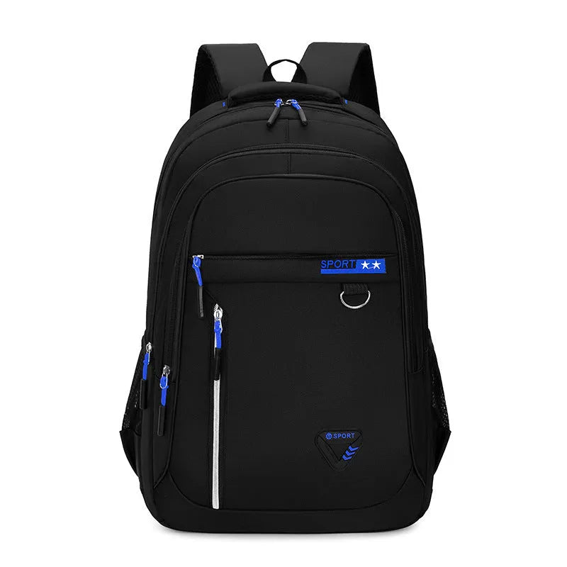 Men's Oxford cloth school backpack with air pillow belt system in multiple colours