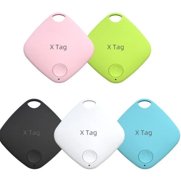 Diamond Global Locator keyfinder in black, blue, green, pink or white showing compact design.