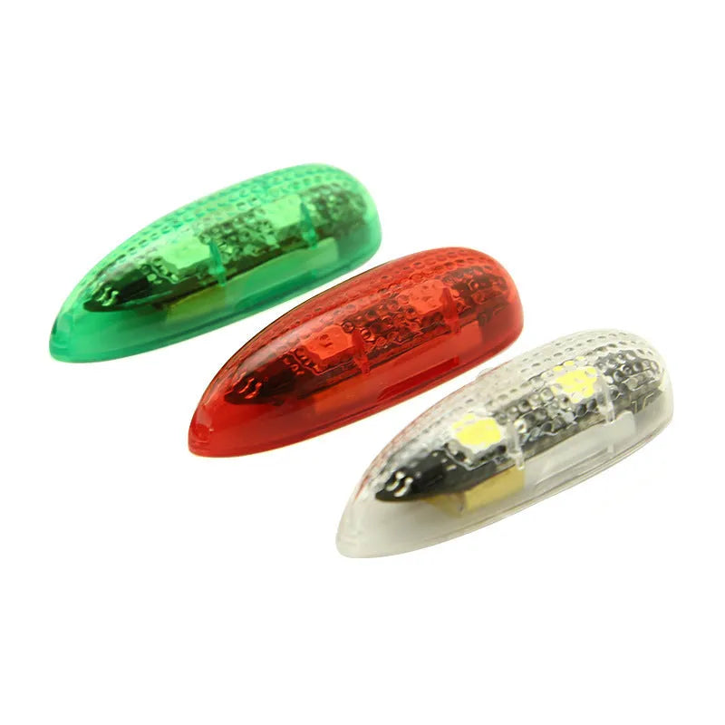 V3 wireless charging waterproof navigation light for model ships and aircraft in green, red, or white colours