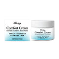 50g Comfortable Moisturising Cream jar with alum root extract and menthol, 5cm wide.