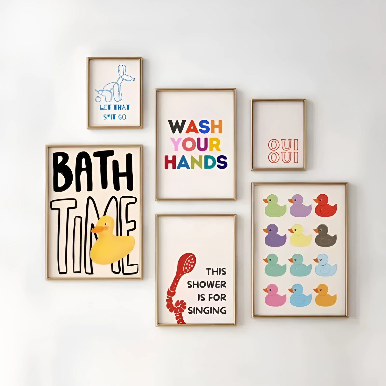 Modern frameless canvas decorative painting for living room wall display in various sizes