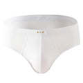 Men's cotton briefs in assorted colours, breathable elastic underwear, sizes L to 5XL, single pair