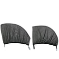 Car sunscreen and mosquito screen 50D stretch net translucent shade curtain for vehicle window