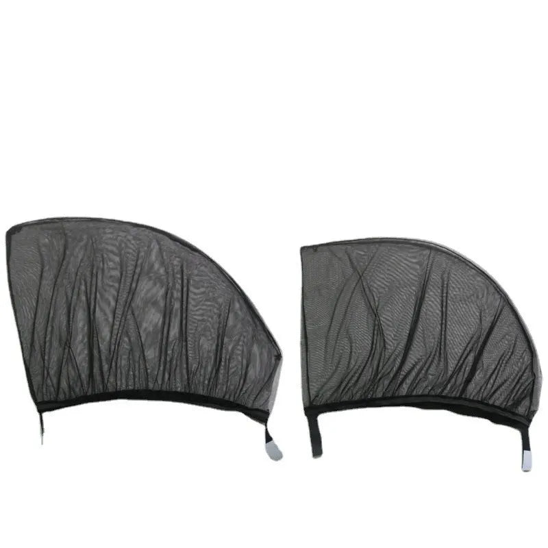 Car sunscreen and mosquito screen 50D stretch net translucent shade curtain for vehicle window