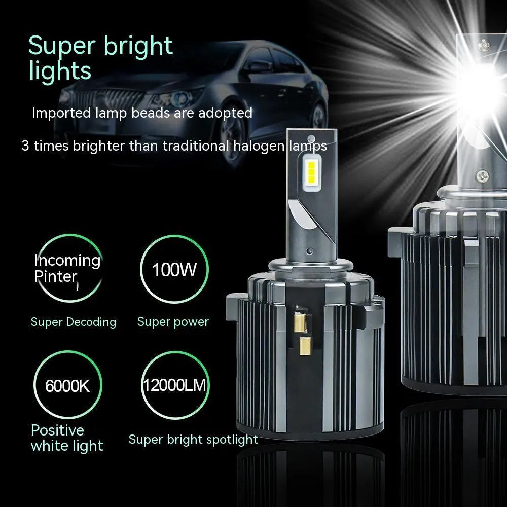 Golf 7 LED headlight bulb with aviation aluminium construction and IP68 rating