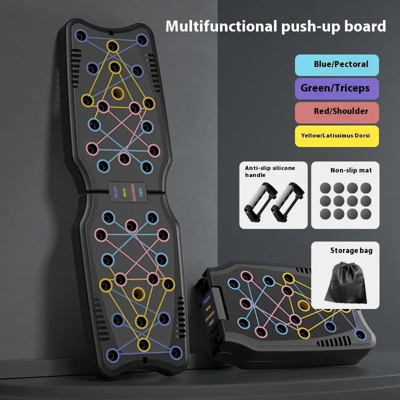 ABS plastic push up support plate fitness equipment for upper body muscle training.