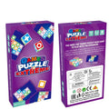 Space logical thinking board game with 20 colourful blocks, 60 pattern cards, and colour box measuring 21 x 21 x 6 cm