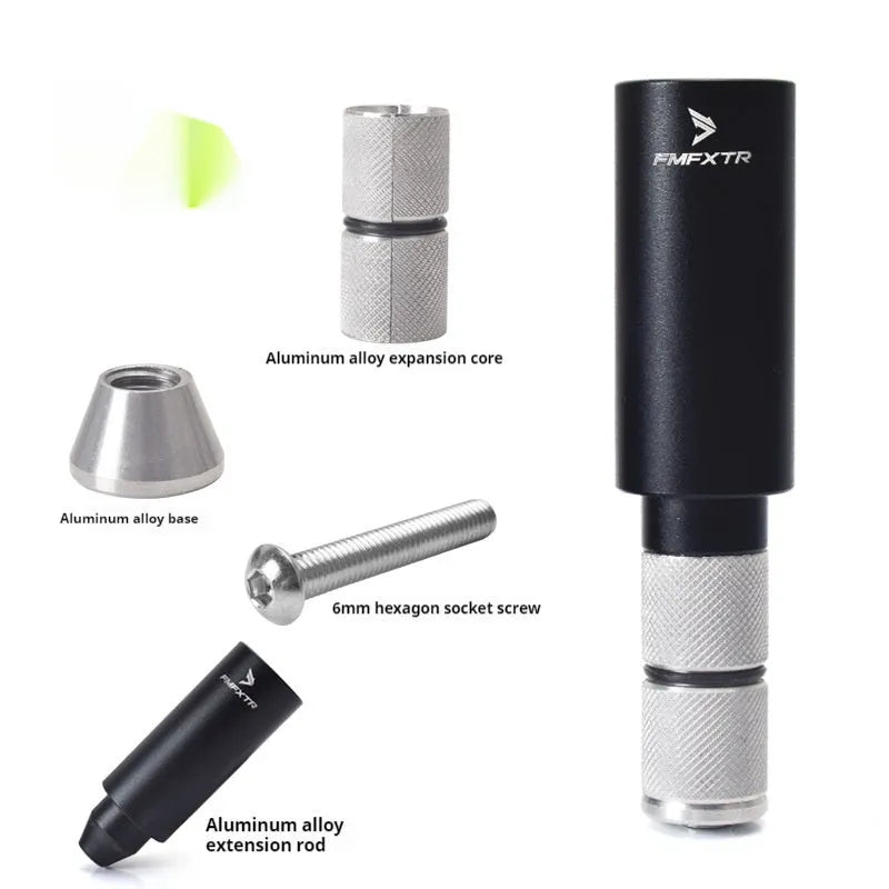 Aluminium alloy folding bicycle handlebar extender pair with 15-20mm adjustment range