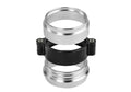 Aluminium fixed movement exhaust clamp in black for turbine downspout car modification