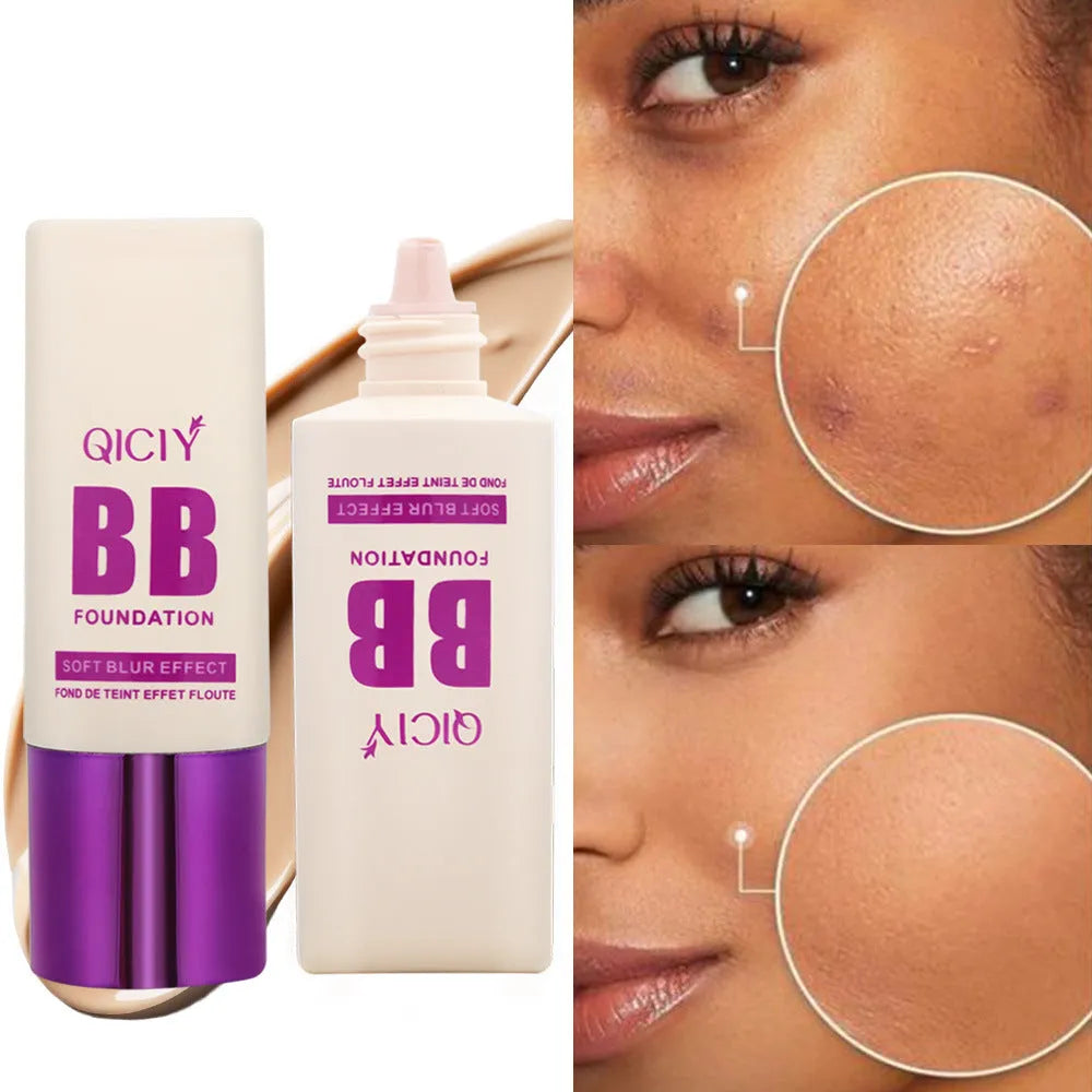 Feeding bottle liquid foundation concealer BB cream in 10 shade options with brightening properties