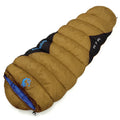 Cotton sleeping bag with compression storage bag in Army Green colour for outdoor camping and fishing
