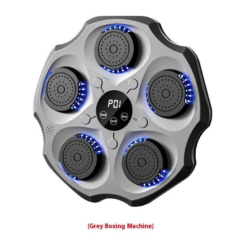 Bluetooth music boxing wall target with hanging-style PU construction and included boxing gloves