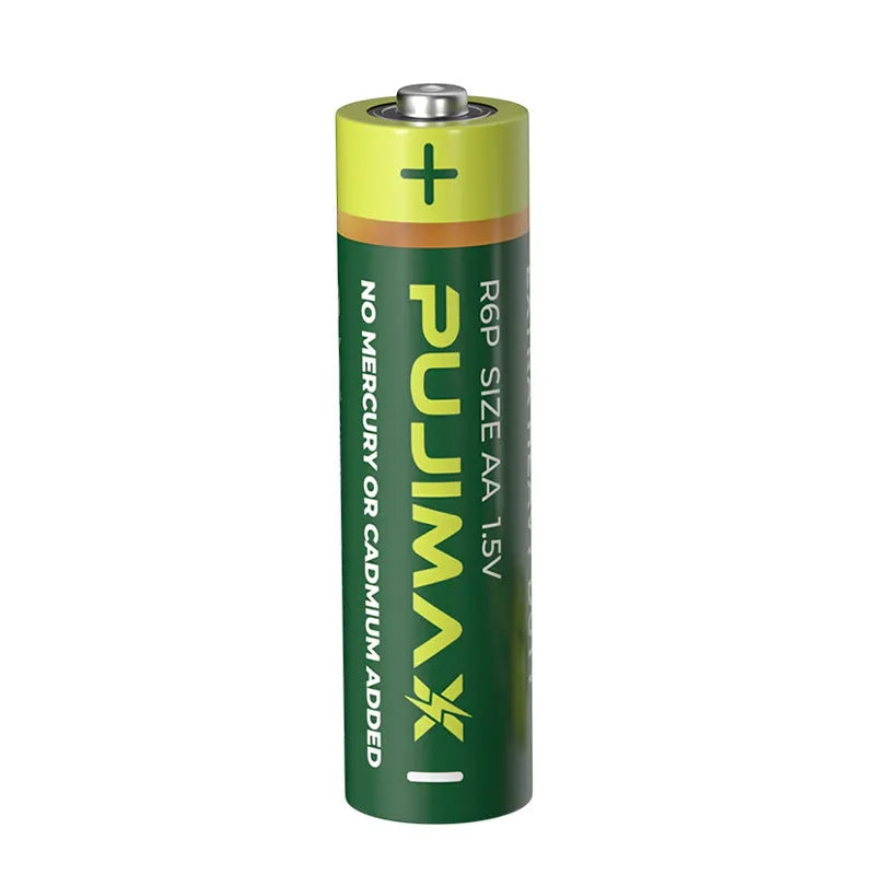Bulk pack of 60 AA No 5 carbon zinc manganese dry batteries, standard size 1.5V for small toys