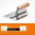 Stainless steel putty scraper with wooden handle in three blade size options