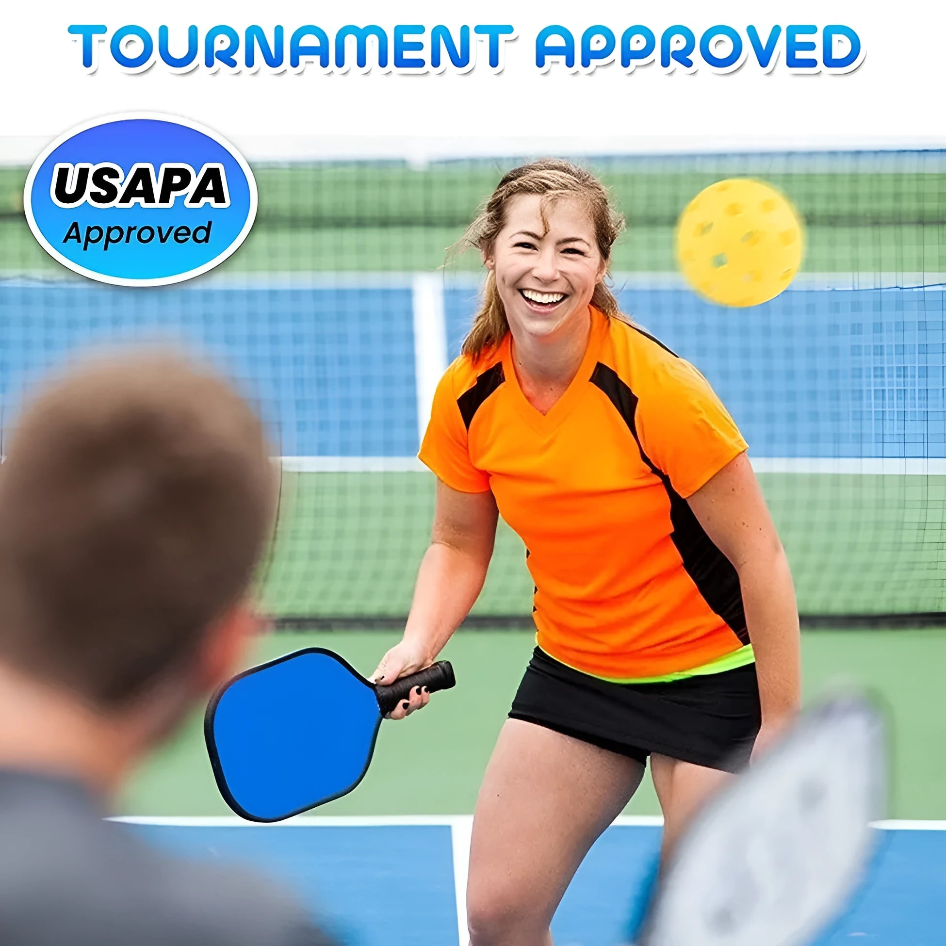 Wooden table tennis and pickleball racket for adult beginners in school sports training